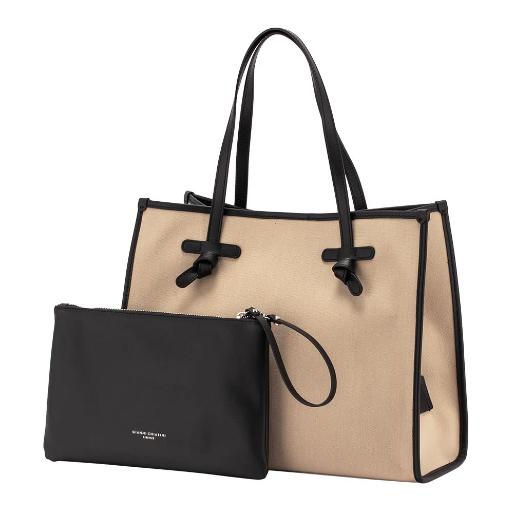 

Сумка-тоут GIANNI CHIARINI MARCELLA ORIGINAL MEDIUM Marcella Medium BS Corda Militare Beige x Green Сумка большой вместимости Сумка [Gianni Carini] 6850/22PE