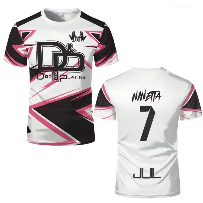 New Summer Maillo Jul T-shirt Youth Training Breathable Quick Drying Football Jersey Men's Custom Outdoor Sports Tops Fan Gifts