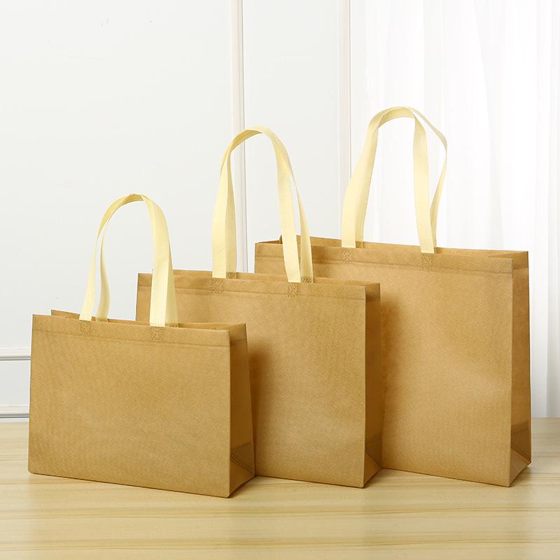 Eco-Friendly Large Capacity Non-Woven Supermarket Tote Bag with Reinforced Base