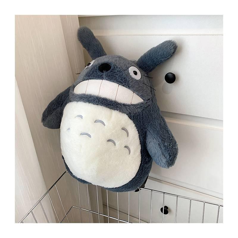 Cute Plush Cartoon Backpack For Girls, Large Size With Lovely Double-shoulder Dragon Cat Design