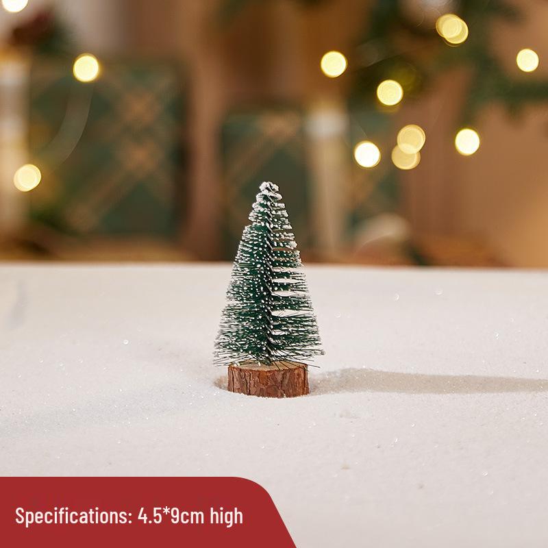 Мини-ёлочка из кедра для стола - Праздничное украшение для витрины и подарок