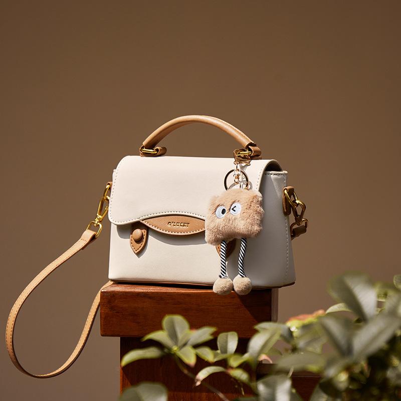 Autumn and Winter New Women's Bag 2025 Cambridge Bag Genuine Leather Crossbody Bag High-end Small Bag Cowhide Single Shoulder Handbag