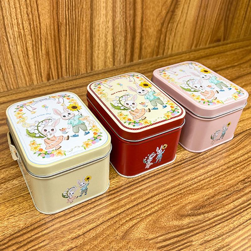 1 st Vintage Liten Resväska Förvaringsburk Metall Godisask Presentask Kexpresentask Diverse Förvaringsburkar