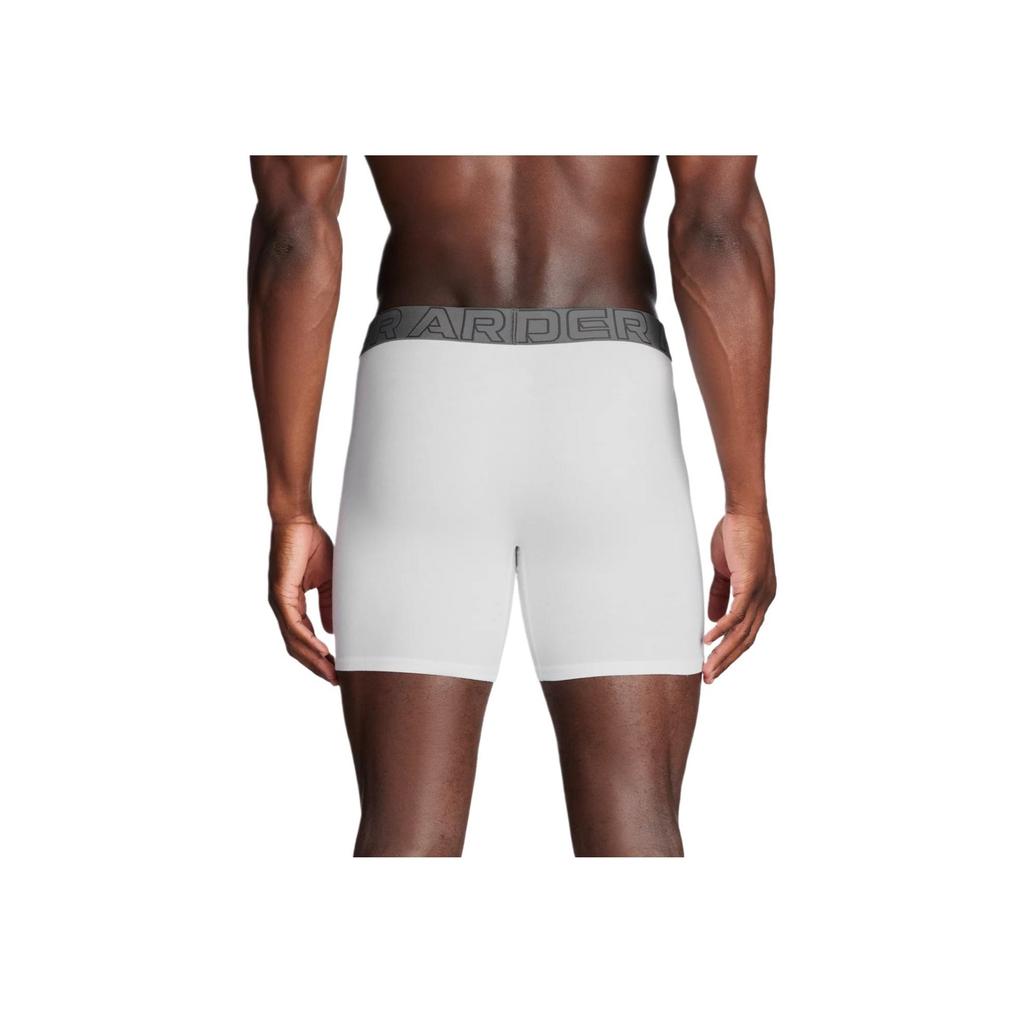 Under Armour Performance Boxer Jock Comfortable Soft Breathable Elastic Underwear 3 Pack Men Underwear White 1387425-100