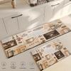 Tappetino per Pavimento Cucina Caffè Tappetino per Ingresso Casa Tappeto Decorativo per Soggiorno Camera da Letto Balcone Tappeto per Ingresso Bagno Tappetino Antiscivolo per Piedi