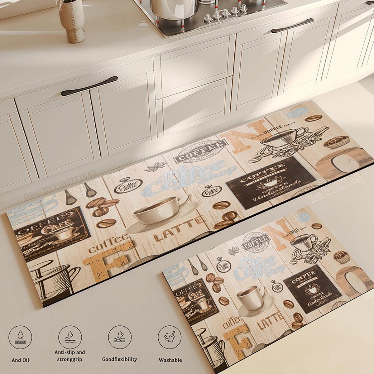 Koffie Keuken Vloermat Huis Hal Deurmat Woonkamer Slaapkamer Balkon Decoratie Tapijt Badkamer Entree Deur Antislip Voetkleed 40cmx120cm 1pc