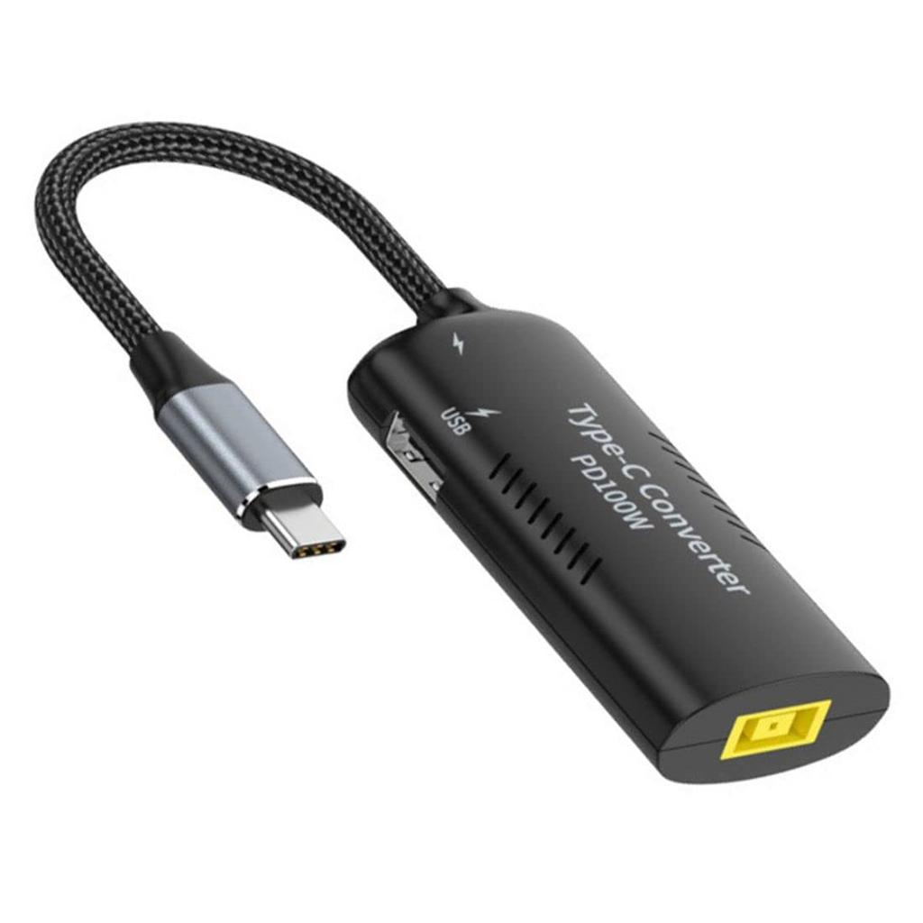 Chenyang USB C Power Rectangular Power Supply for Thinpad X1 USB C 15W Type C and 12W Type A PD Emulator Trigger Charging Cable Adapter Included