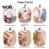 Decorative Body Art Decals Golden Silver-color Metallic Tattoo Sticker for Women Girls, Temporary Hypoallergenic Stickers Face Arm Decoration,