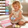 Matching Eggs Montessori Educational Toy Shape Matching Toy Educational Toy Matching Eggs for Toddlers Shape Sorting Egg Puzzle 12-Piece Set Colorful