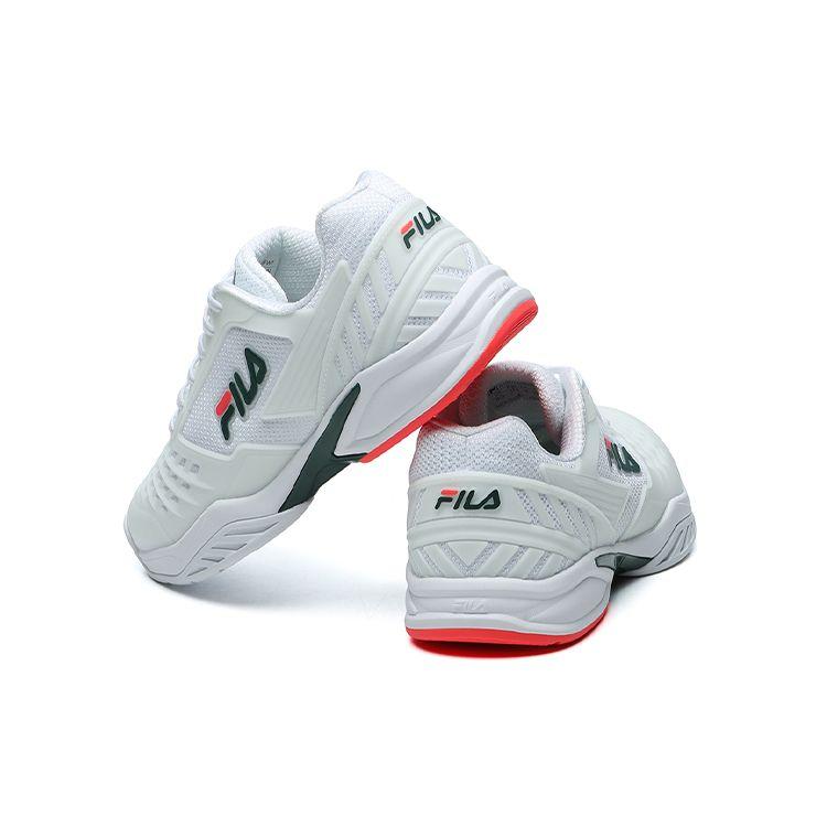 Fila Heritage-FHT Athletics Classic Retro Fabric Low-Top Training Running Shoes Women Sneaker Cloud-White A12W122303FWT