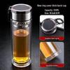 Custom Logo High-Temperature Resistant Borosilicate Glass Tea Cup - Personalized Thickened Water Cup 