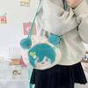 Miku Cartoon Hatsune Plush Backpack Withcute Maruko Head For Commuting Daily