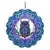 Rotating Animal Wind Spinner and Wind Chime Hanging Decoration for Indoor and For Outdoor Garden Use Stainless Steel