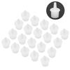 20pcs Eyelash Extension Glue Nozzle False Eyelash Grafting Adhesive Glue Bottle Plug