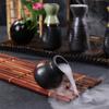 Japanese sashimi decorations Sushi bamboo chops Artistic conception flowers plants Seafood pose making sushi boat rice mold-B