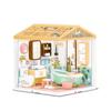 Fai da te Artigianato per Bambini Casa delle Bambole Illuminazione Blocchi da Costruzione Assemblaggio Scena Miniature Giocattoli Casa delle Bambole per Bambini Regali Decorazioni per la Casa