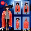 Children Cosplay Witch Clothes Cosplay Cloak Show Costumes Halloween Cloak Performance Costumes
