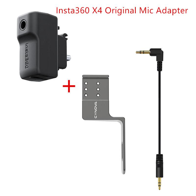 Neviditelný mikrofonní cold shoe pro Insta360 X4 / X3 / ONE X2 Mikrofonní adaptér pro RØDE Wireless GO Příslušenství pro kameru Pro Insta 360 X4 X3 X2
