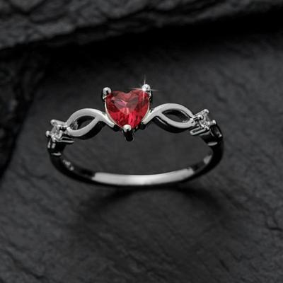Naiste Pulmasõrmus Südamega Rhinestone Õõnes Poleeritud Kerge Kaaluga Elektrogalvaniseeritud Balli Peo Sõrmesõrmus Kihlasõrmus Naiste Sõrmeehted