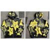 Premium Streetwear Hoodie With Rhinestone Embellishment Oversized Zip-Up Sweatshirt Men Cotton Blend Loose Fit