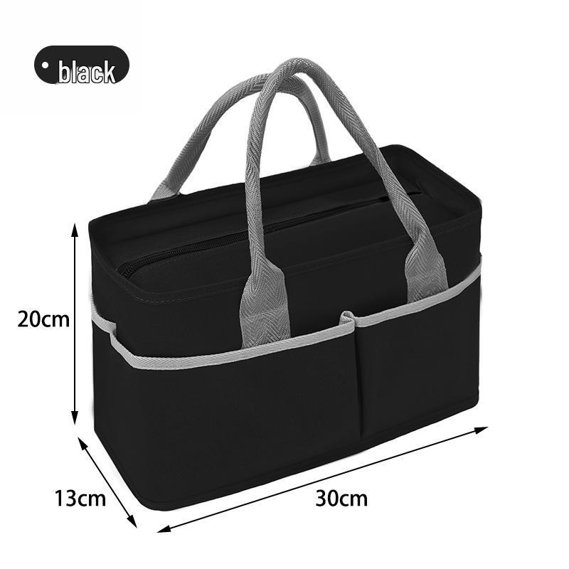 Korean Style Large Capacity Insulated Lunch Bag Multi-Pocket and Portable for Work or Outdoor Use чёрный 1060₽