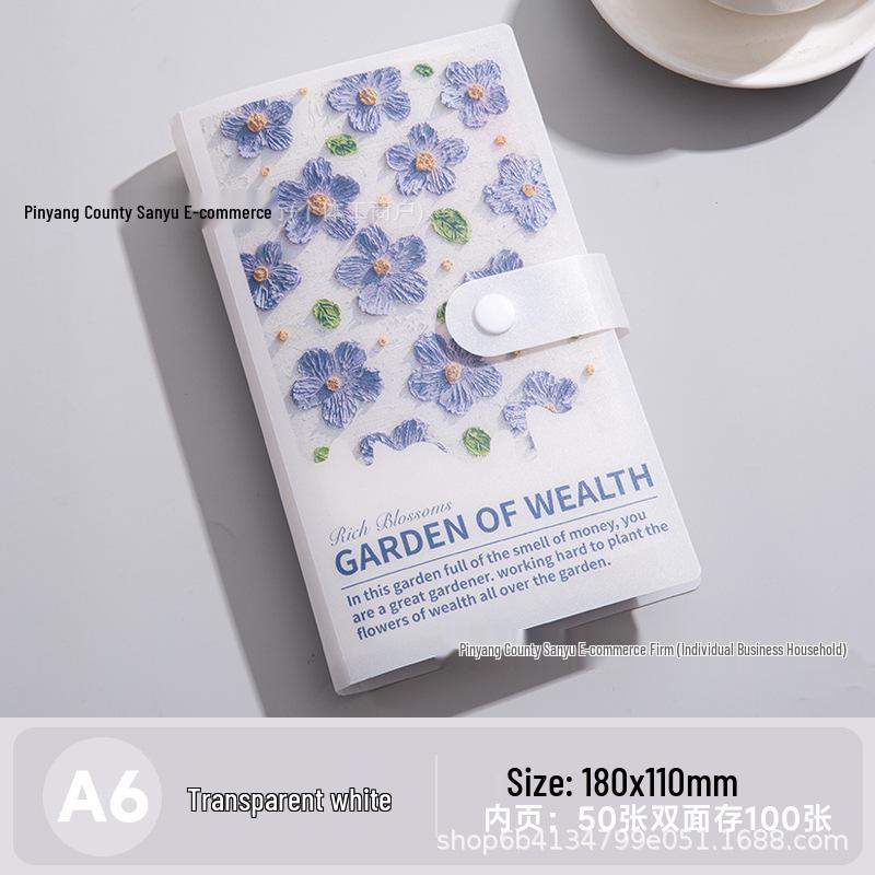 

Transparent Oil Painting Savings Album for Cash Storage