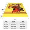 Custom Dogs Wallpaper Blanket Soft Fleece Autumn Warm Flannel Funny Manga Cartoon Throw Blankets For Sofa Travel Bedding Quilt