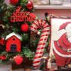 5pcs 84x39cm Christmas Candy Cane Foil Balloons Xmas Walking Stick Candy Balloon Christmas New Year Party Decoration