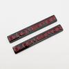 2x Black&Red Metal Black Editon  Emblems Sport Bagde Turbo Sticker Car Decal