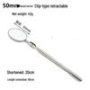 Foldable 360° Telescopic Underbody Inspection Mirror with Light for Car Repair