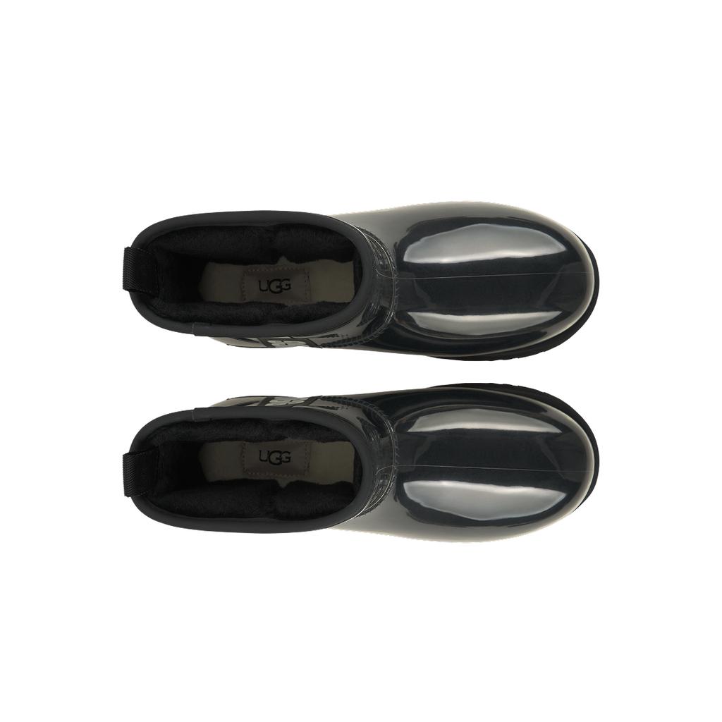 UGG Baskets Mini Classiques Transparentes Noires pour Femmes 1113190-BLK