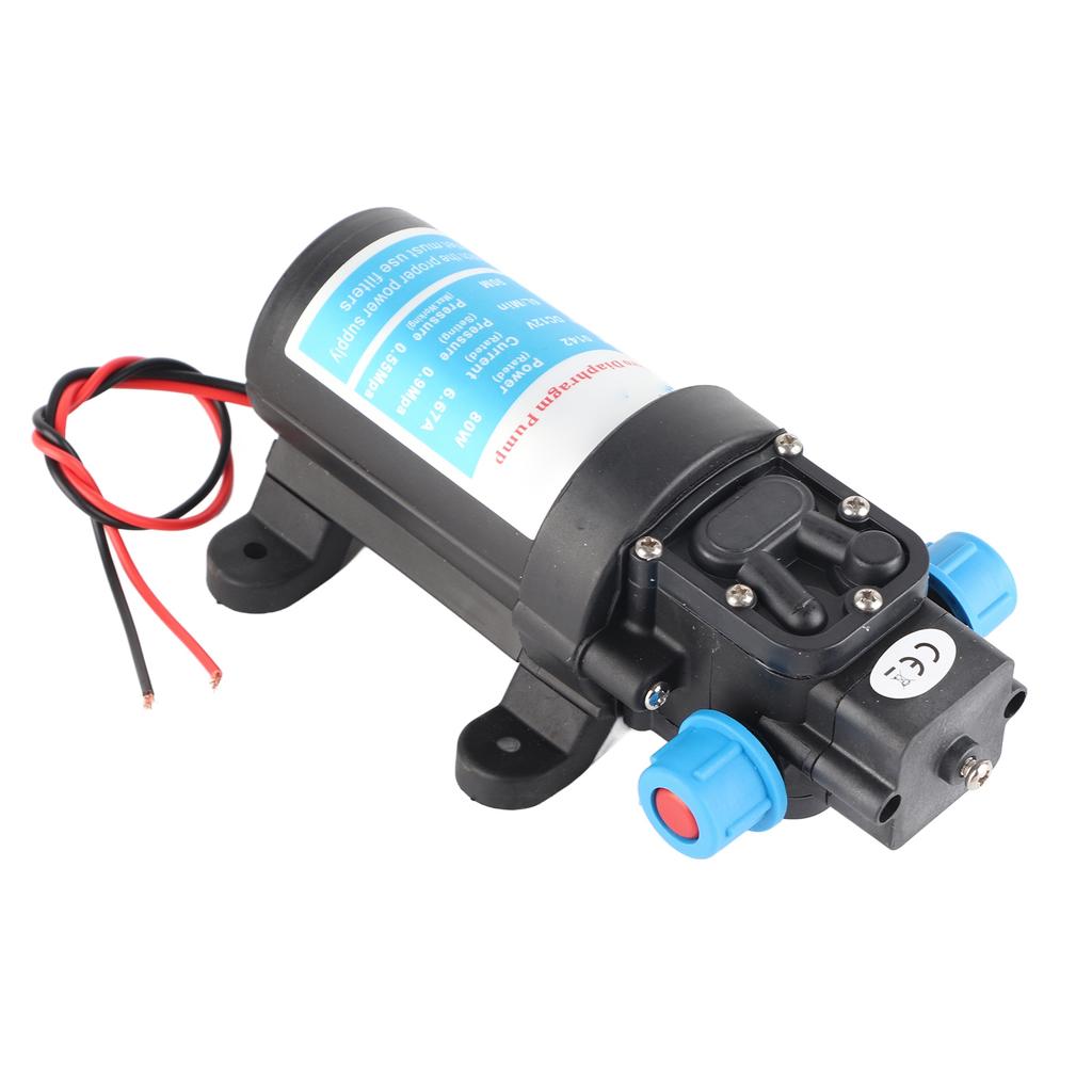 Micro Diaphragm Pump Electric High Pressure DC SelfSuction Boost Car Washing Cleaning 6L Min