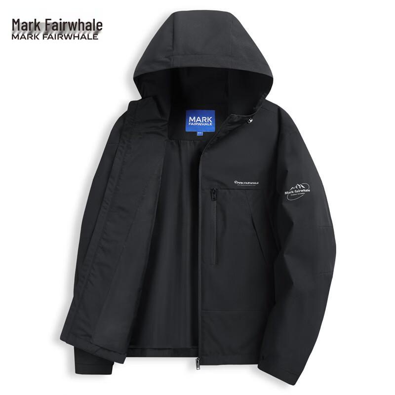 Mark Fairwhale Men's Windproof Hooded Outdoor Jacket