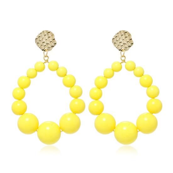 

Серьги-капли Wild Яркие цвета Антиаллергенные Декоративные жёлтый