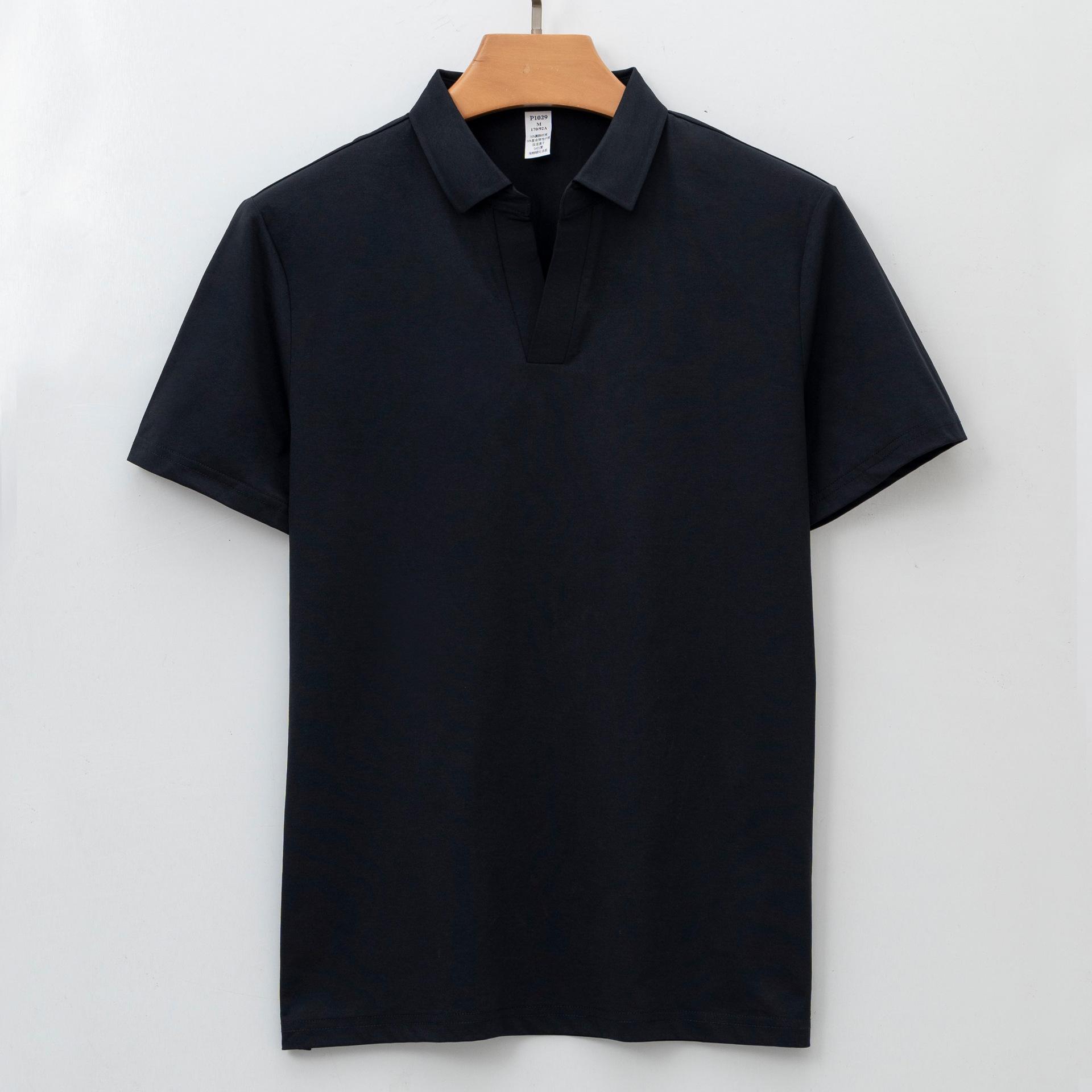 

Polo Shirt Moisture-absorbing Quick-drying T-shirt Short-sleeved Antibacterial Cool Polo Shirt Men 4XL
