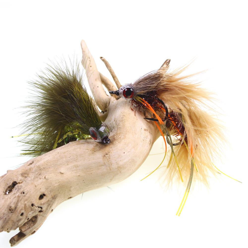 1/4pcs 3D Lifelike Eyes Transparent Fish Mask Articulated Fish Streamers Fly Artificial Bait Fish Pike Muskie Bass Trout Fishing