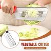 Dual Blade Julienne Cutter, Stainless Steel Dual Blade Julienne Cutter, Stainless Steel Shredder Knife, Cabbage Shredder Slicer Black
