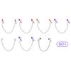 3 Pcs/Set Cock Penis Ring Bead Penis Ring Male Delay Ejaculation Lasting Silicone Erection Ring Sex Toys For Men