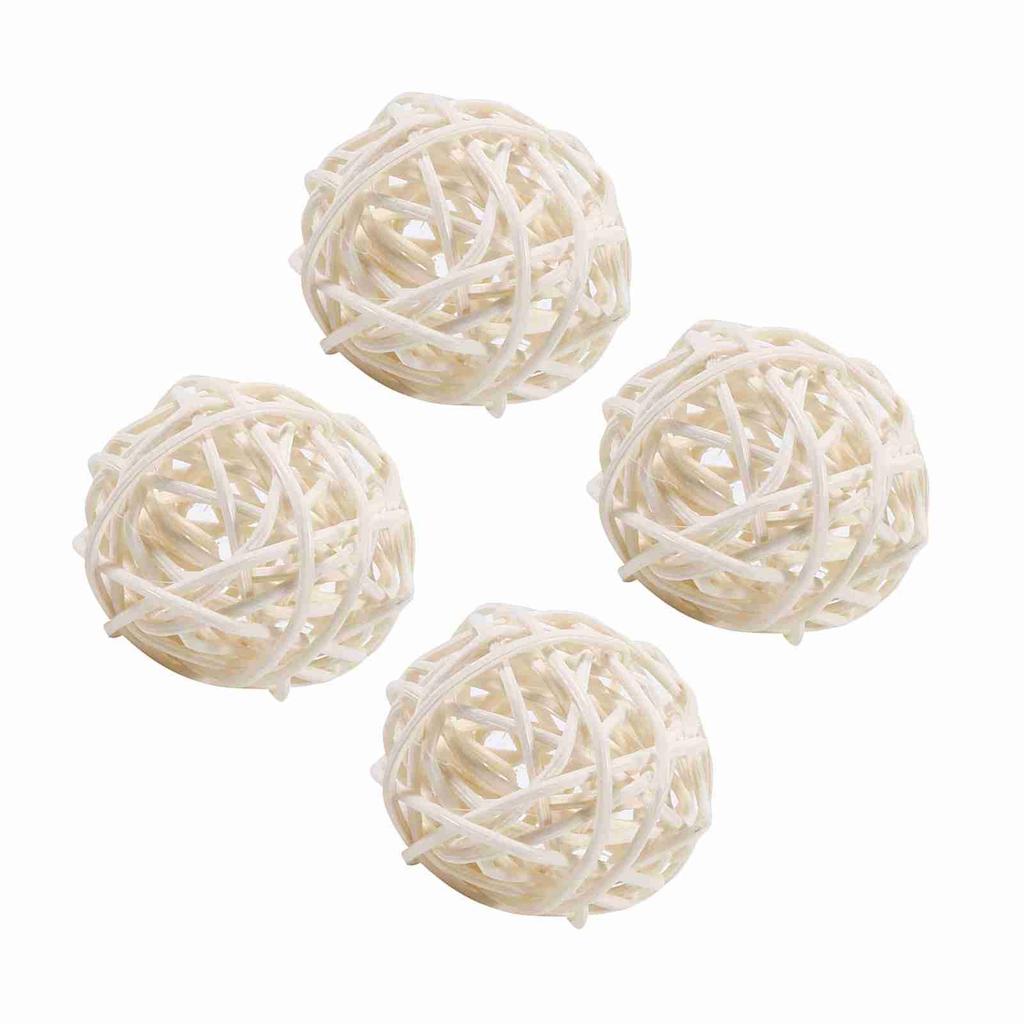 5 Colors 20Pcs Decorative Rattan Balls Ornaments Wedding Christmas Birthday Party Decorations