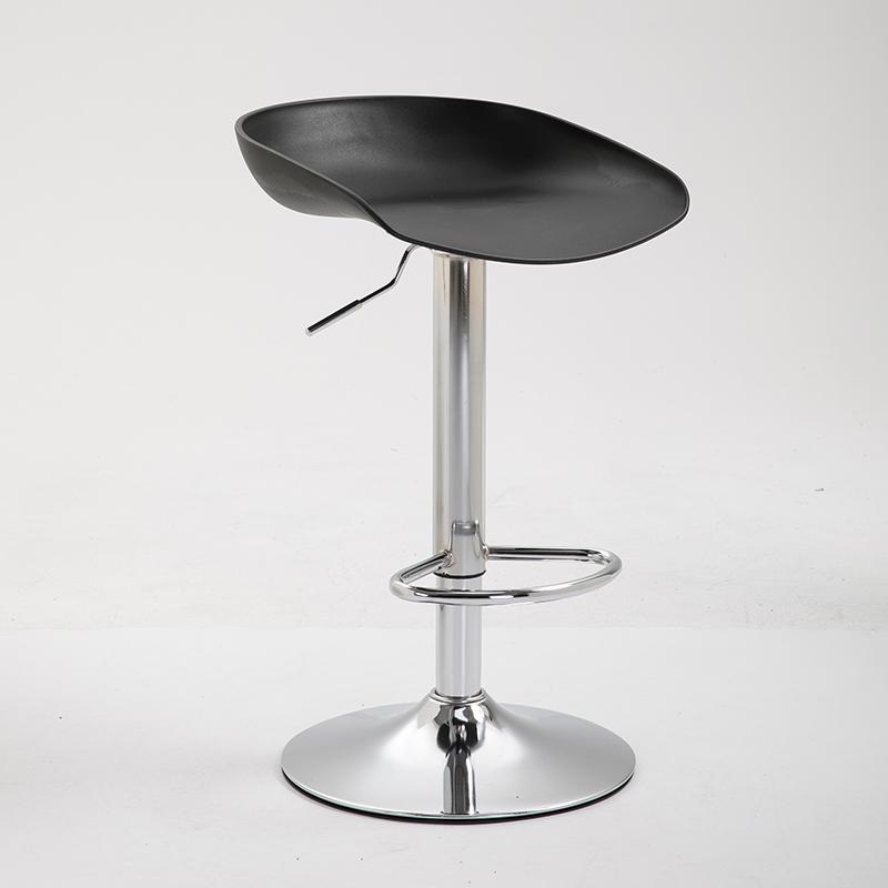 Sgabello da Bar Scandinavo Regolabile - Sedia Girevole Commerciale con Poggiapiedi - Sgabello da Bancone Moderno Minimalista per Casa&Negozio - Pelle PU