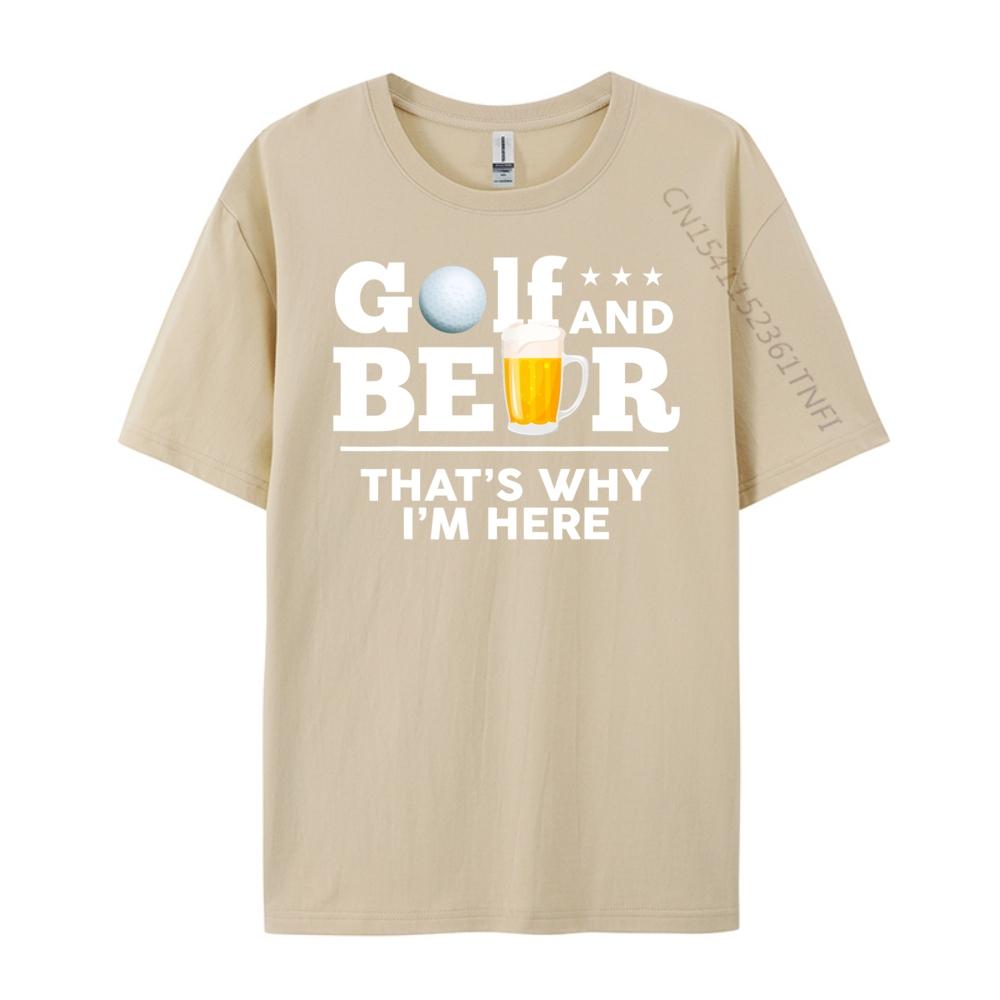 Golf and Beer Joke Dad Funny Fathers Day Drinking Birthday Red And Black Graphic T Shirt Anime Valentines Day