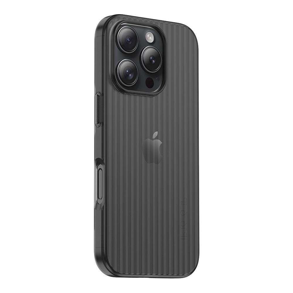 Applicable to Apple 17proMax matte corrugated pattern mobile phone case iPhone16 ultra-thin ice mist 15 anti-drop protective case