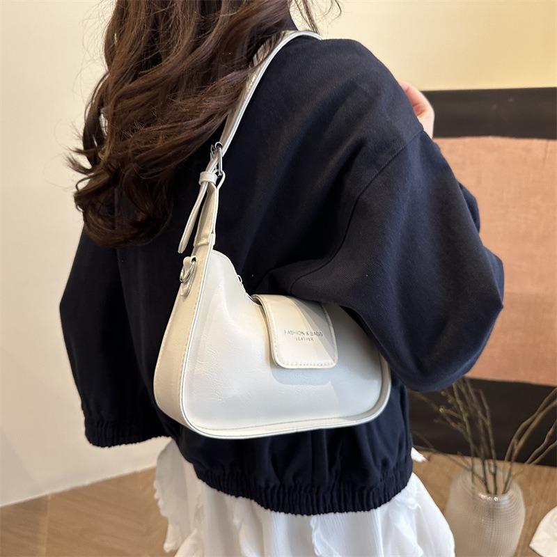 Summer New Feeling Armpit Bag Shoulder Bag Messenger Bag Women's Fashion Buckle Niche Design Handbag