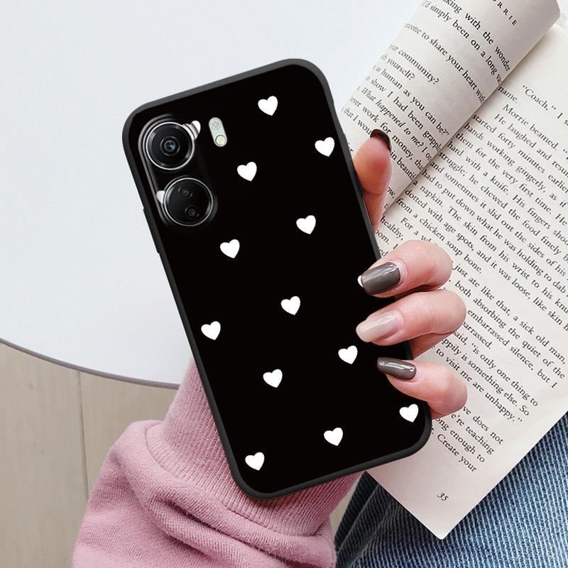 For Poco C65 Phone Case Silicone Soft TPU Protective Soft Cat Coque Para Fundas For Xiaomi Poco C65 Capa Little Dinosaur Shell