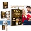 Rocková kapela Vánoční adventní kalendář s akrylovými figurkami pro sváteční výzdobu a obdarování