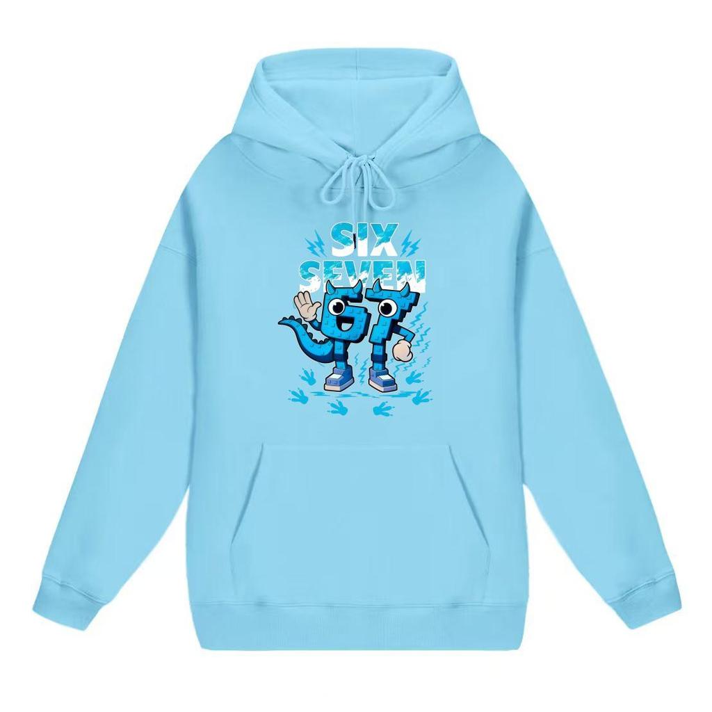 2025 Kids' Hooded Sweatshirt - New European & American Style, No. 67 Pattern, Autumn/Winter Fleece
