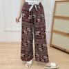 Cotton Silk Pajama Pants for Women, New Summer Style, Thin Cotton Casual Pants, Can Be Worn Outside, Large Size Home Pants