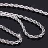 Women's Men's Twist Chain Necklace Charm Fashion Jewelry
