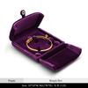 Luxury Double Opening Silk Velvet Jewelry Box, Ring Couple Band Earring Necklace Bangle Gift Packaging Case