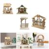 1pc Christmas Nativity Scene Figurines Statue Manger Ornament Home Office